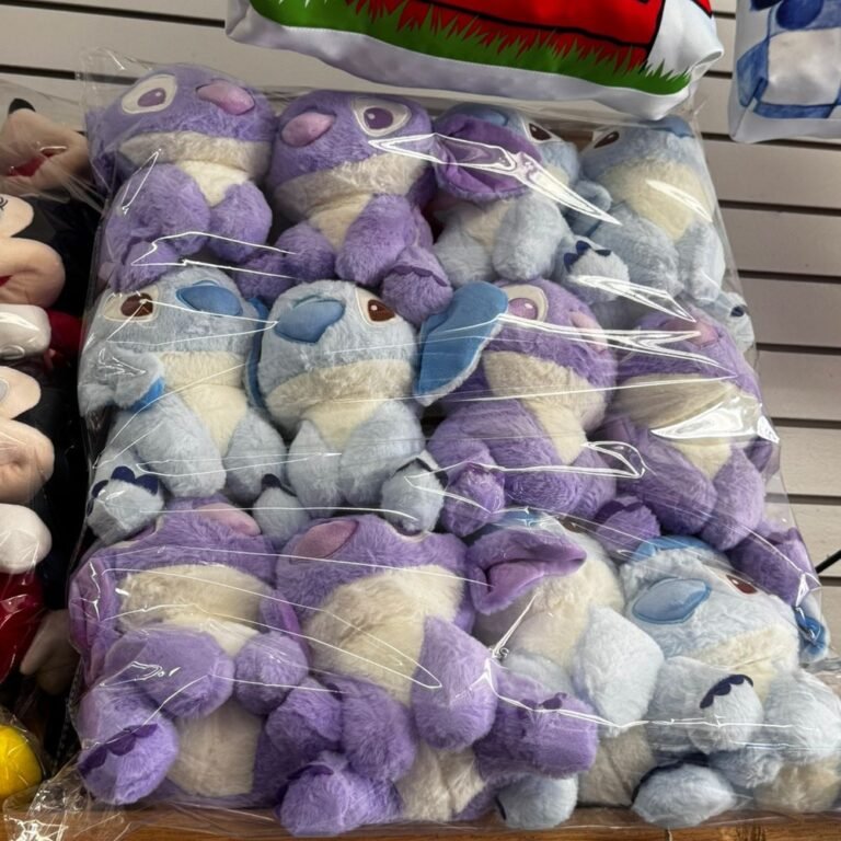 Peluche Angel Stitch Morado Lila Mayoreo