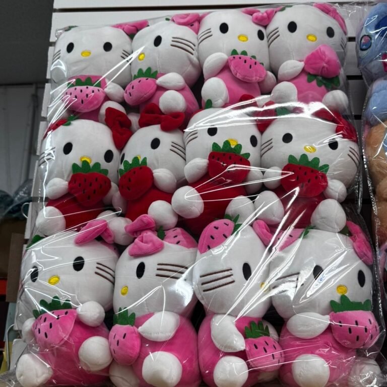 Peluche Hello Kitty Fresa Rojo Rosa Mayoreo