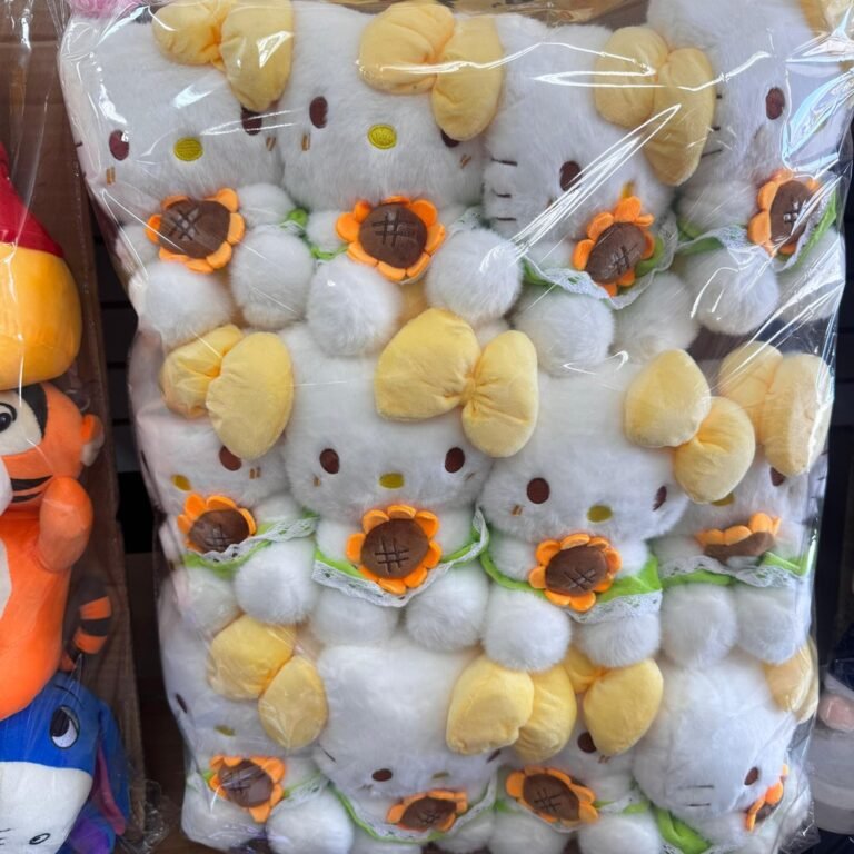 Peluche Hello Kitty Girasol Amarillo Mayoreo
