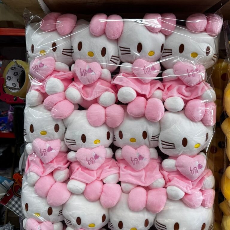 Peluche Hello Kitty Love Corazón Rosa Mayoreo