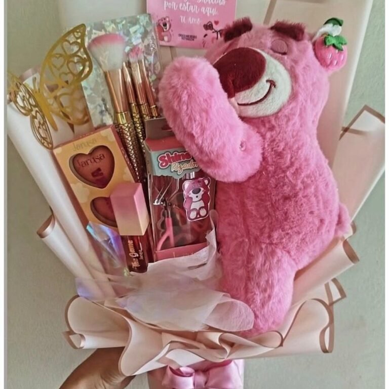 Peluche Lotso Bouquet Regalo Maquillaje
