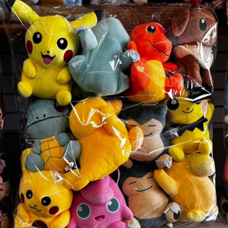 Peluche Pokemon Surtido Pikachu Charmander Snorlax