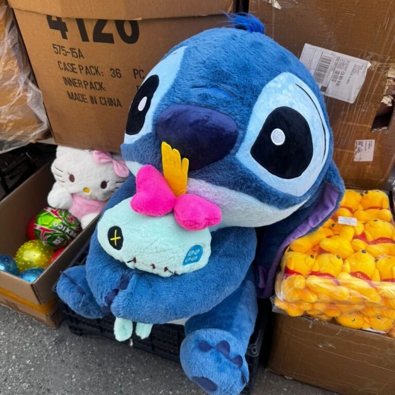 Peluche Stitch Scrump Grande Azul Disney